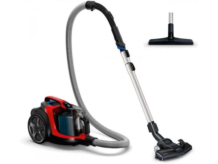 Пилосос Philips контейнерний PowerPro Expert, 900Вт, конт пил -2л, НЕРА, чорно-червоний