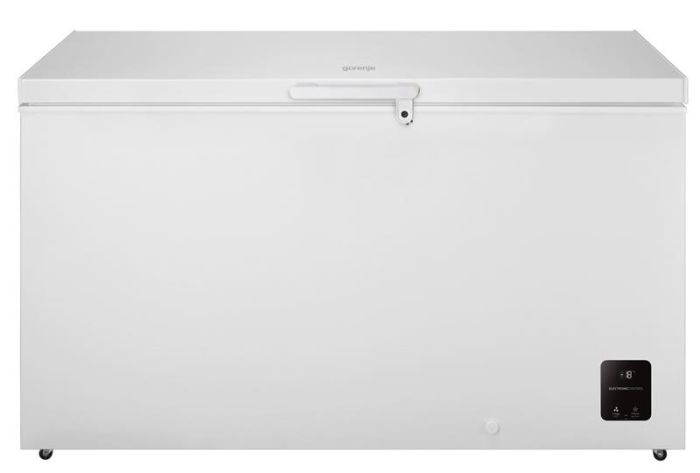 Морозильна скриня Gorenje, 420л, А+, ST, Дисплей, білий