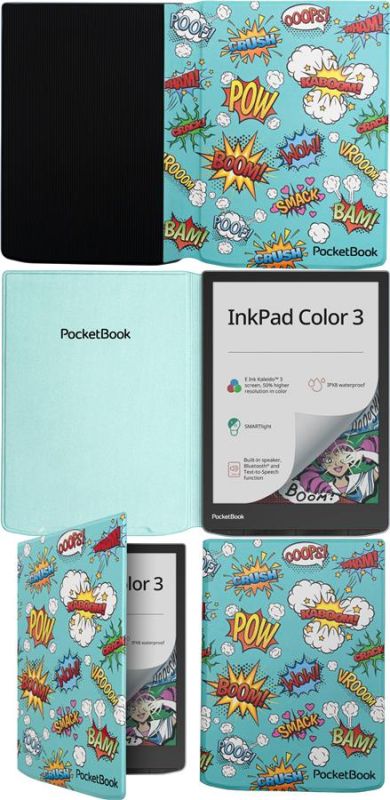 Чохол PocketBook 743 Flip series, comic print