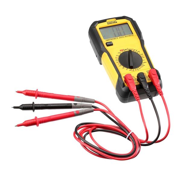 Мультиметр цифровий Stanley FatMax, 0-600В, широкий РК-дисплей