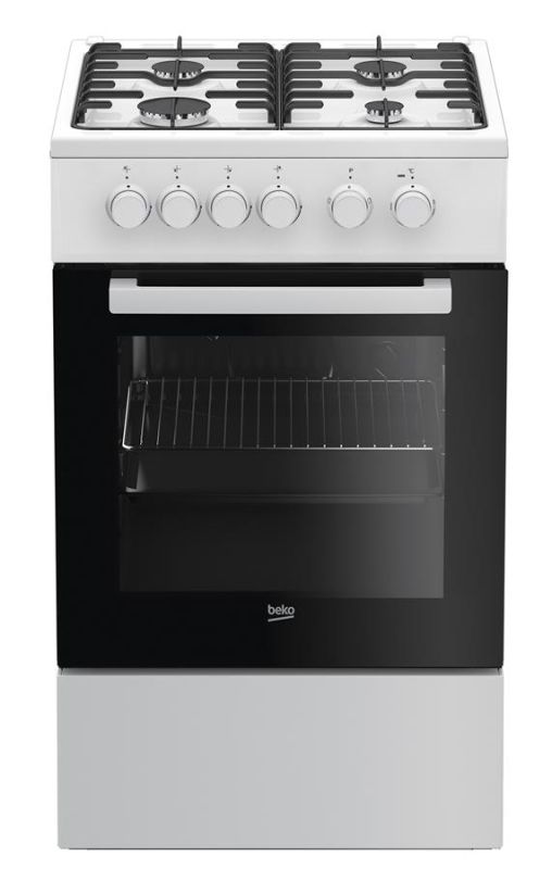 Плита Beko комбінована, 60л, 50x60см, конвекція, білий