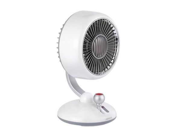 Вентилятор ARDESTO AviaFan FT-F3600W настільний, 12см, акумулятор, підсвічування, USB-A Type-C, білий