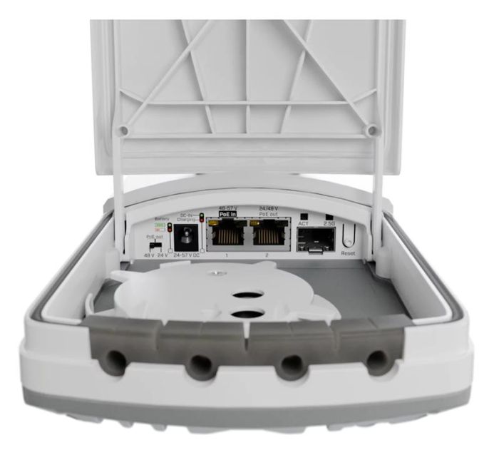 Медіаконвертер MikroTik FTC21-UPS 2xSFP 2.5G, 2xGE