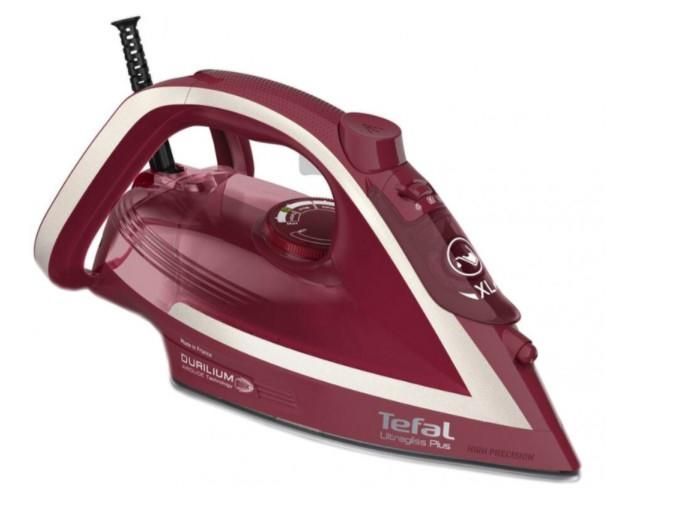 Праска Tefal Ultragliss Plus, 2800Вт, 270мл, паровий удар -260гр, постійна пара - 50гр, керам. підошва, бордовий
