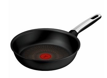 Сковорода Tefal Excellence Fusion,24см, алюміній, нержавіюча сталь, бакеліт, чорний