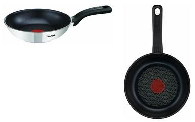 Сковорода Tefal Comfort Max, 20см, нержавіюча сталь, бакеліт, чорний