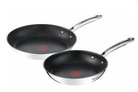 Набір сковород Tefal Duetto+, 2шт, 24/28см, нержавіюча сталь