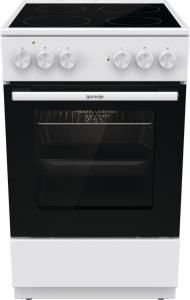 Плита Gorenje електрична склокерамічна, 62л, конвекція, 50x60см, білий