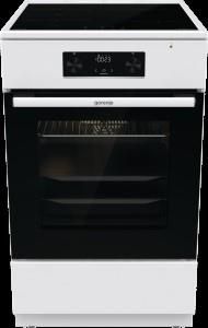 Плита Gorenje електрична індукційна, 70л, 50x60см, дисплей, програматор IconLed, поєднання конфорок, білий