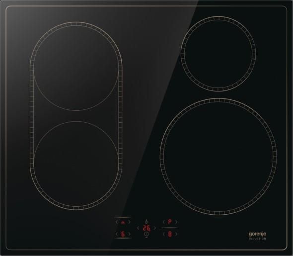 Варильна поверхня Gorenje індукційна, 60см, PowerBoost, TouchControl, поєднання конфорок, чорний