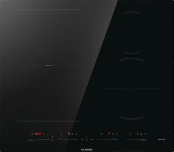 Варильна поверхня Gorenje індукційна, 60см, PowerBoost, TouchControl, збільшена площа приготування, чорний
