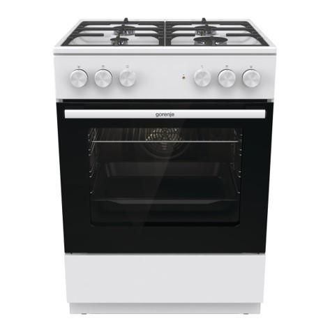 Плита Gorenje комбінована, 71л, 60x60см, чавун, білий