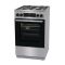 Плита Gorenje комбінована, 70л, 50x60см, дисплей, чавун, нерж