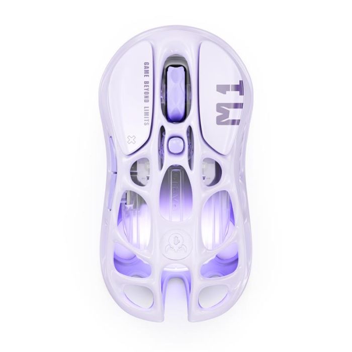 Миша GravaStar Mercury M1 Pro, magnesium alloy body, BT/WL/USB-A, RGB, Lavender Purple
