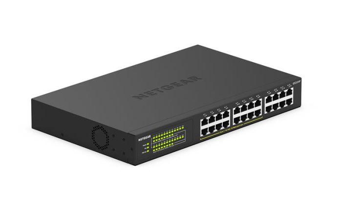 Комутатор NETGEAR GS324P 24xGE (16xPoE), 190Вт, Некерований