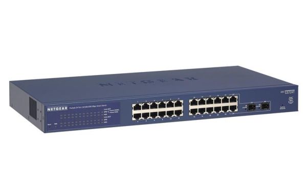 Комутатор NETGEAR GS724T 24xGE, 2xSFP, Керований L2