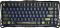 Клавіатура магнітна GravaStar Mercury V75 Lite 75keys, Blackcore, USB-A, Transparent Black
