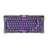 Клавіатура магнітна GravaStar Mercury V75 Lite 75keys, Blackcore, USB-A, Transparent Black