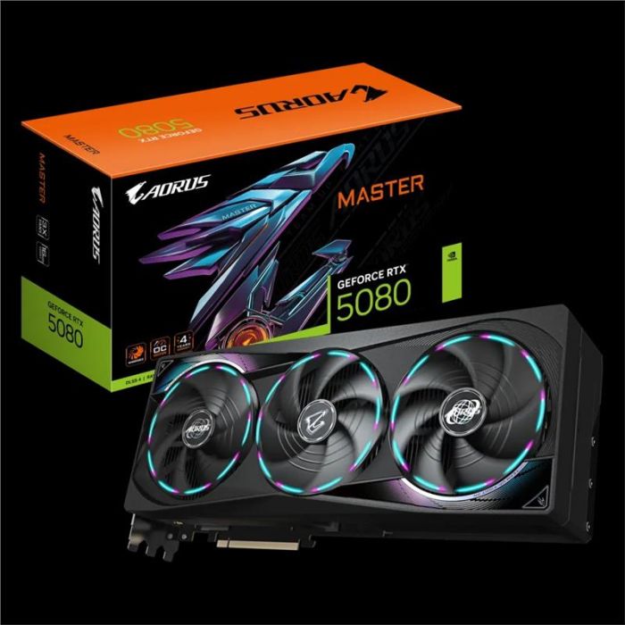 Відеокарта GIGABYTE GeForce RTX 5080 16GB GDDR7 AORUS M