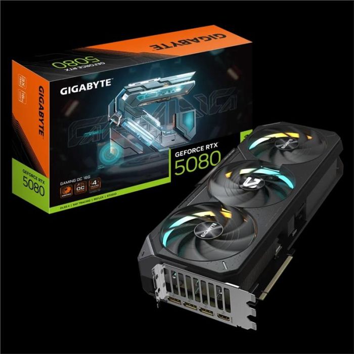 Відеокарта GIGABYTE GeForce RTX 5080 16GB GDDR7 GAMING OC