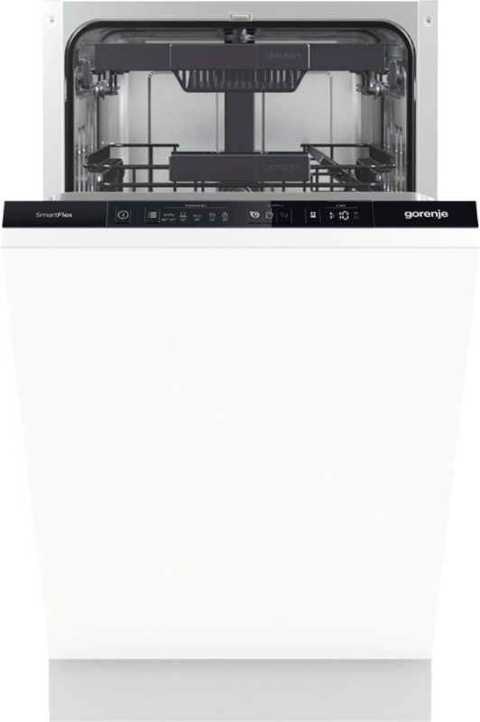 Посудомийна машина Gorenje вбудовувана, 11компл., D, 45см, інвертор, 3й кошик, білий