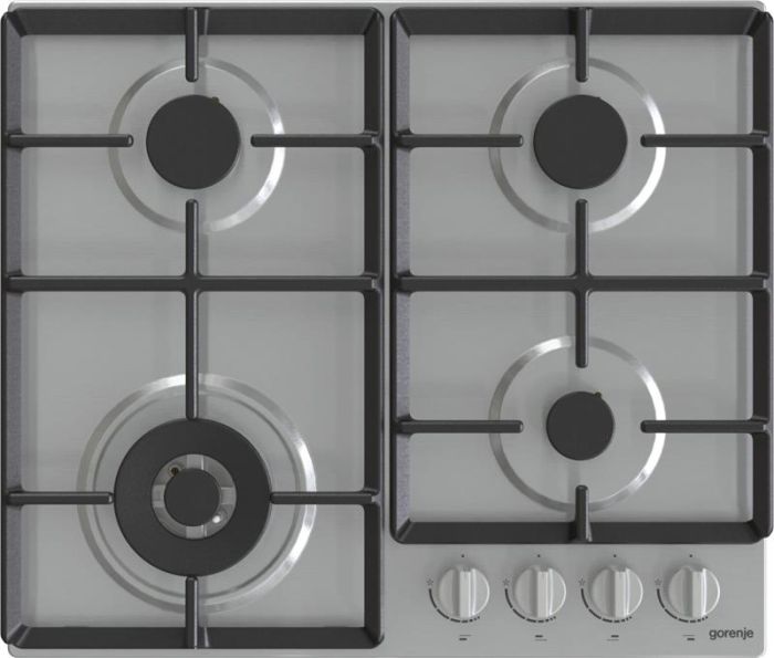 Варильна поверхня Gorenje газова, 60см, чавун, нерж