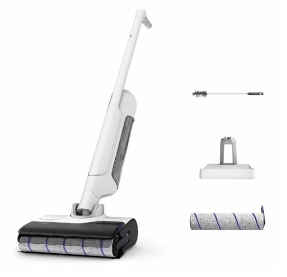 Пилосос Rowenta безпровідний миючий X-Clean 10, 200Вт, конт пил -0.67л, конт для води-0.73л, автон. робота до 60хв, вага-4.15кг, НЕРА, білий