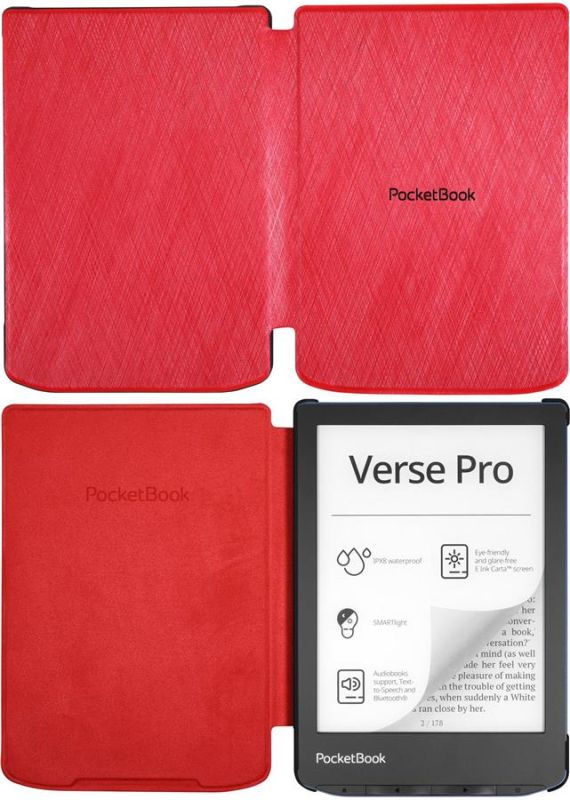 Чохол PocketBook 619_629_634 Shell series, червоний