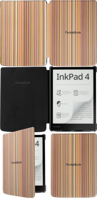 Чохол PocketBook 743 Shell series, colorful strips