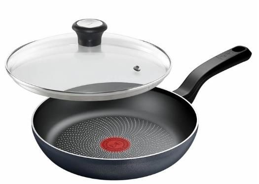 Сковорода з кришкою Tefal So' Light, 26см, алюміній, бакеліт, скло, чорний