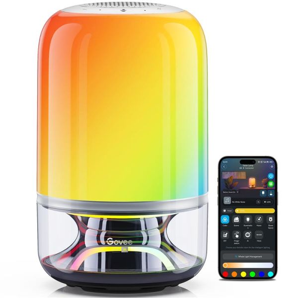 Настільний світильник розумний Govee Table Lamp 2 Pro x Sound by JBL, RGBICWW, WI-FI/Bluetooth, білий