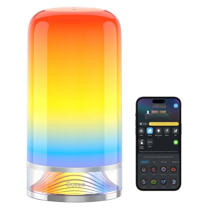 Настільний світильник розумний Govee H6022 Table Lamp 2, RGBICWW, WI-FI/Bluetooth, білий