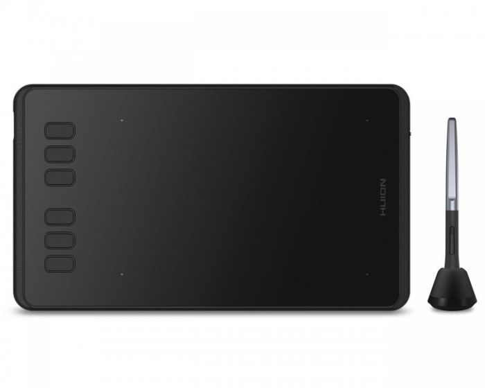 Графічний планшет Huion 6.3"x3.9" H640P, microUSB, чорний