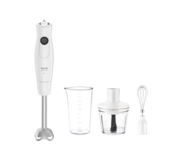 Блендер Tefal заглибний Dailymix 600Вт, 3в1, чаша-800мл, чопер-500мл, турборежим, білий