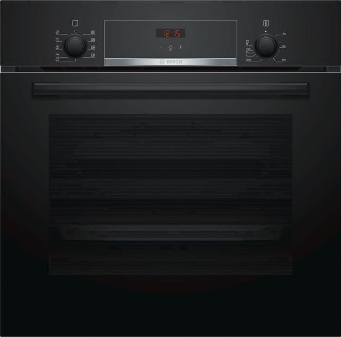 Духова шафа Bosch електрична, 66л, A, дисплей, конвекція, чорний