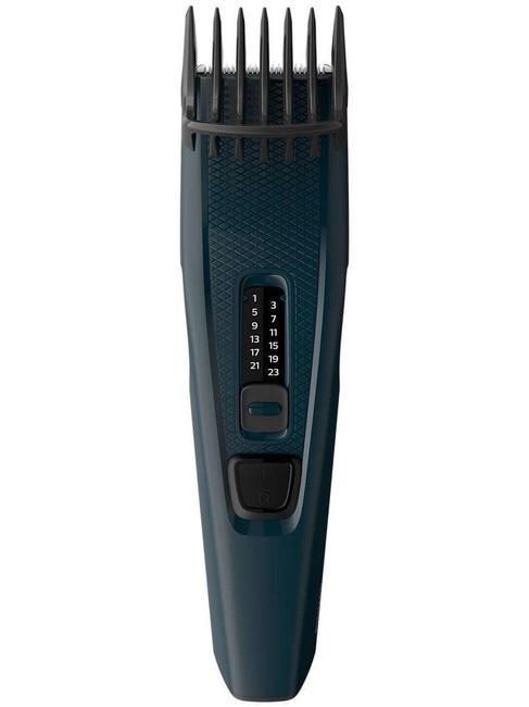 Машинка для стриження  Philips Series 3000, від мережі, роторний мотор, насадок-1, сталь, синій