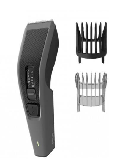 Машинка для стриження  Philips Series 3000, акум., роторний мотор, насадок-2, сталь, чорно-сірий