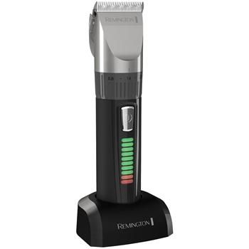 Машинка для стрижки Remington Genius, мережа+акум., насадок-8, кейс,ножиці, гребінець в компл, кераміч.напилення, чорний