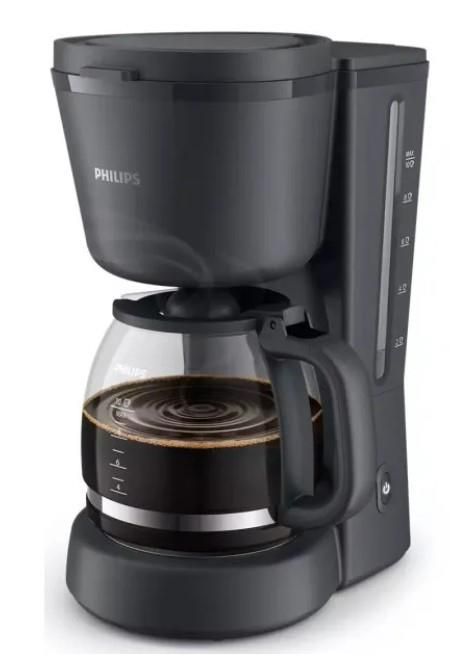 Кавоварка Philips крапельна Essentials Collection, 1.38л, мелена, підтримка температури, темно-сірий
