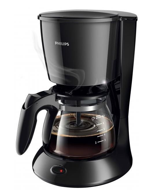 Кавоварка Philips крапельна Daily Collection 0.6л, мелена, чорний