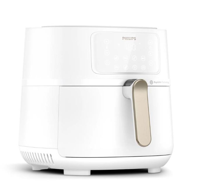 Мультипіч Philips XXL Connected 2000Вт, чаша-7,2 л, сенсорне керування, 16 програм, пластик, біло-сріблястий