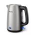 Електрочайник Philips Viva Collection 1.7л, LED підсвітка, сріблясто-чорний