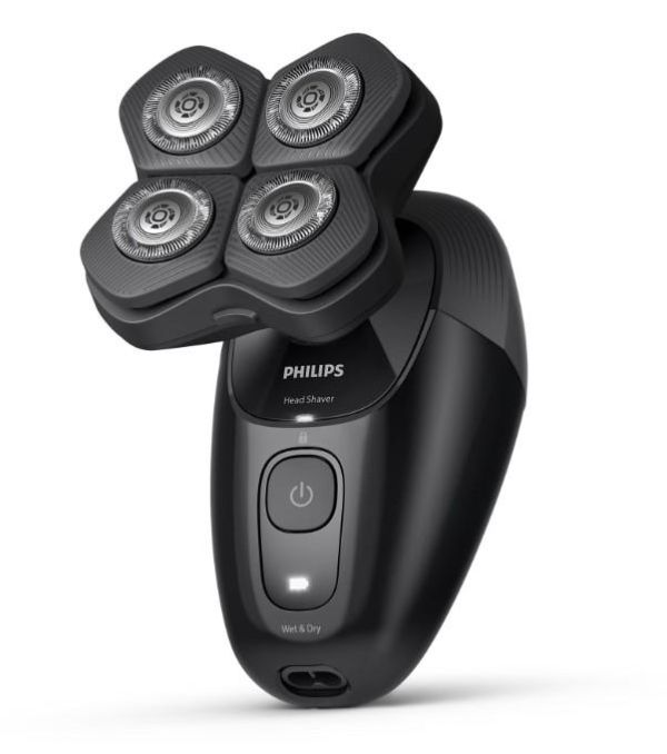 Бритва електр. для голови  Philips роторна Pro Series 5000, бритв.головок-4, Li-Ion, сух.+волог., чорний
