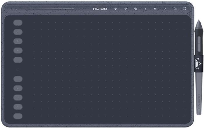 Графічний планшет Huion 10"x6.35" HS611, USB-C, сірий