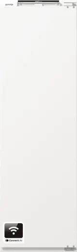 Холодильна камера Gorenje вбудована, 177х55х54см, 1 двері, 300л, А+, FrostLess , Зона св-ті, Внутр. Диспл, Wi-Fi, Білий