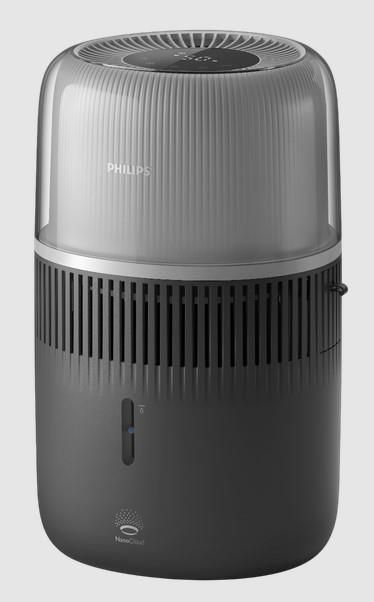 Зволожувач повітря Philips традиційне зволоження Series 5001, 56м2, 4.5л, 400мл/г, електр. кер-ння, режим сну, нічник, темно-синій