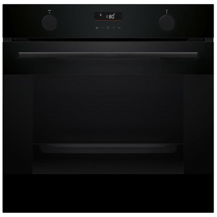 Духова шафа Bosch електрична, 76л, A, дисплей, конвекція, телескопічні направляючі, чорний