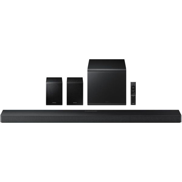 Саундбар Samsung HW-QS750F 465Вт, 5.1.2, BT, HDMI-eARC, Wi-Fi, саб, Dolby Atmos, чорний