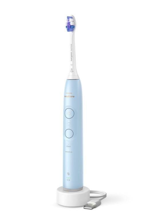 Щітка зубна електр. Philips, Sonicare 6100 Series, 62т. колив/хв, насадок-1, блакитний