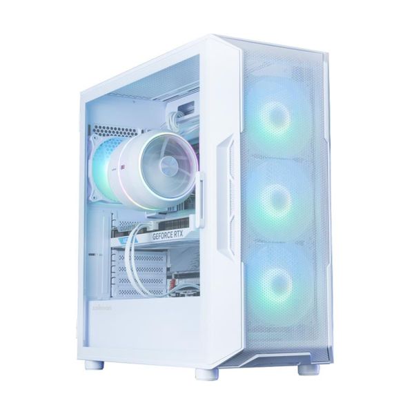 Корпус Zalman I3 Neo ARGB V2 без БЖ, 2xUSB3.0, 1x Type C, 4x120мм, ARGB, VGA 400мм, LCS ready, TG Side Panel, ATX, білий
